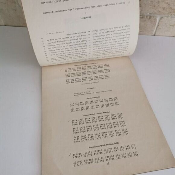 1934 High School Typewriting Course Rational Gregg Publishing Ontario Textbook - Picture 6 of 8